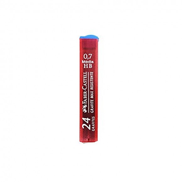 GRAFITE FABER CASTELL 0.7MM HB 24UN