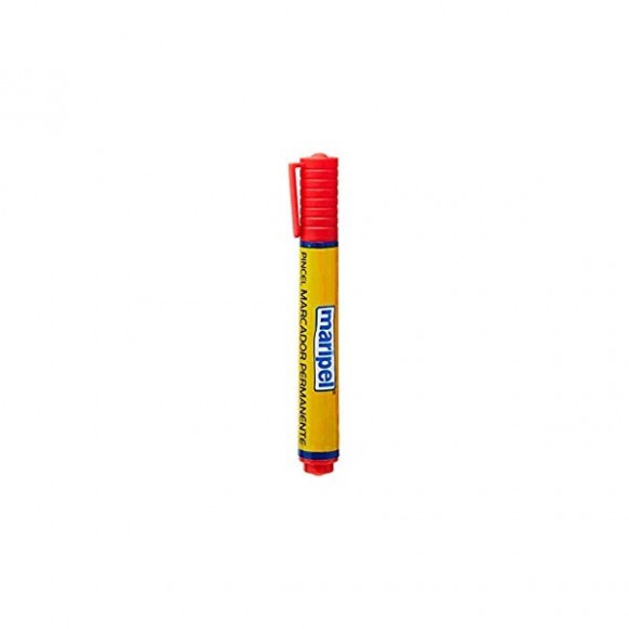 PINCEL MARCADOR MARCA TUDO MARIPEL 5MM VERMELHO