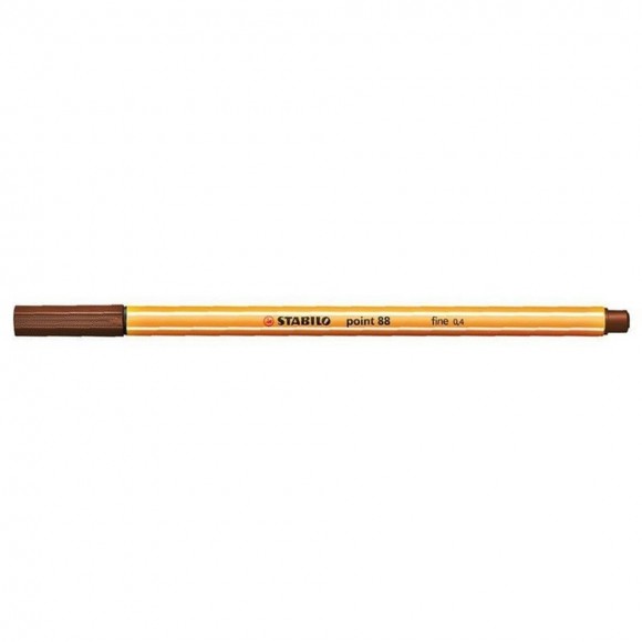 CANETA STABILO POINT88 0.4MM 88/45 MARRON ESCURO