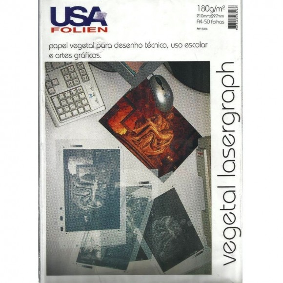 PAPEL VEGETAL A4 180G LASERGRAPH