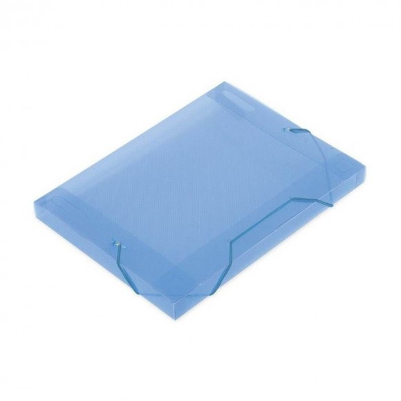 PASTA ABA ELASTICA PLASTICA 30MM ACP AZUL